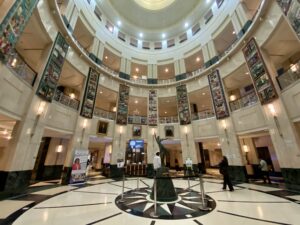 Inside the Rotunda of the Orange County Courthouse