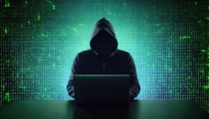 Attorney reviewing digital forensics on laptop in Orlando cybercrime case