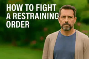 How to fight a restraining order