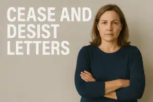 Cease and desist letter Florida example to stop harassment and unwanted contact