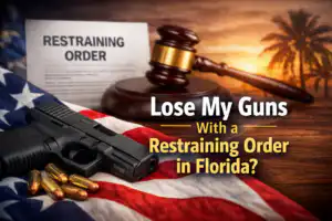 lose my guns restraining order Florida firearm rights