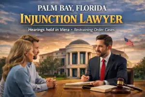 Palm Bay Florida restraining order guidance for injunction hearings in Brevard County