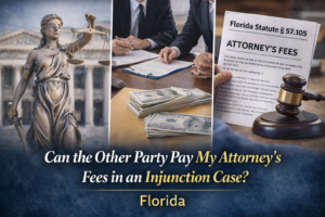 Attorney's fees in injunction cases