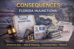 Consequences of an injunction in Florida guide