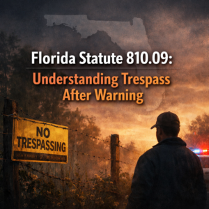 Florida Statute 810.09: Understanding Trespass After Warning